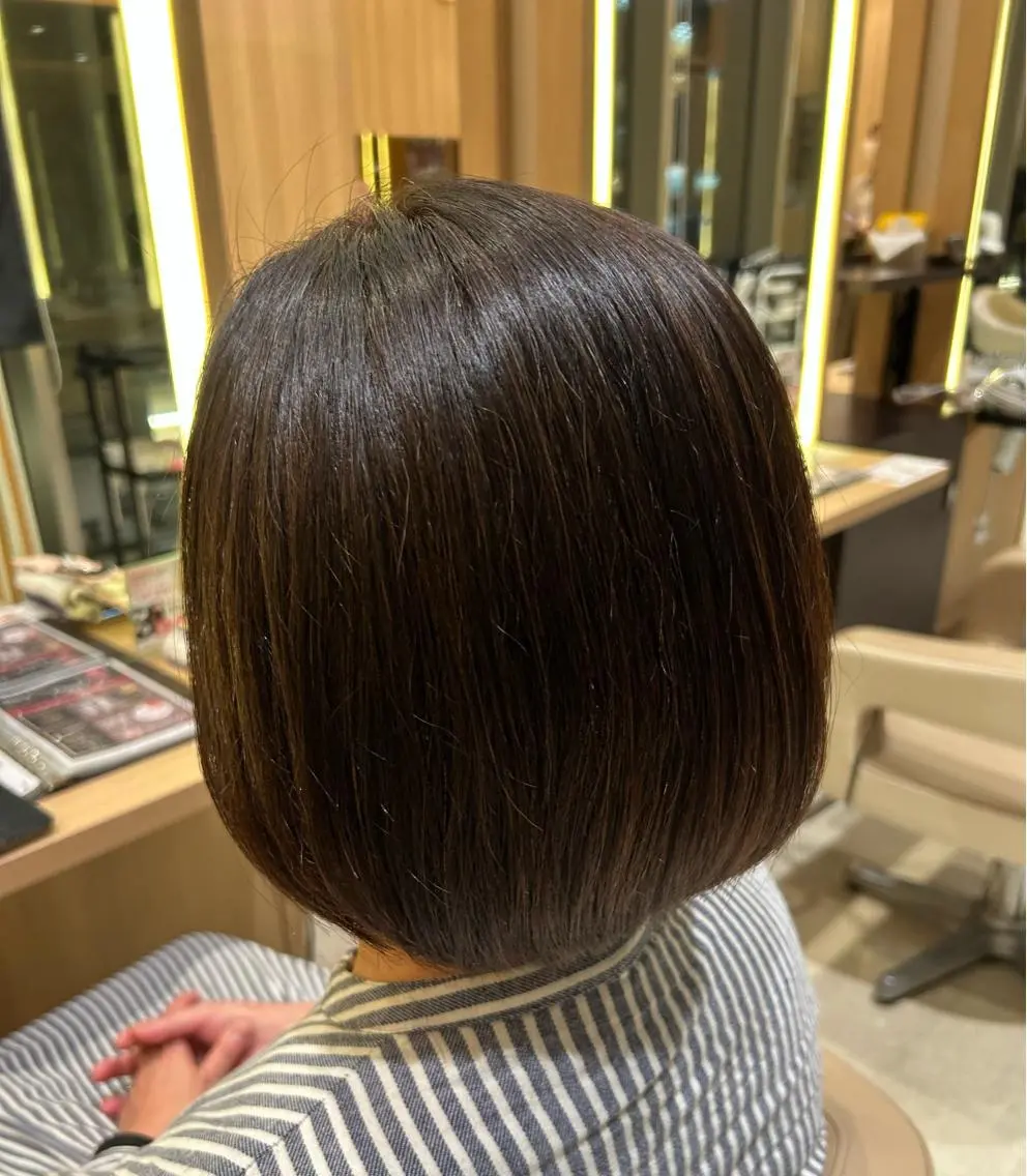 ショート ボブ メンズカット× ヘッドスパUSAMIのヘアスタイル