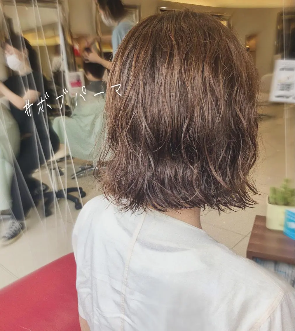 ミディアム パーマ 🌼こやま かおり🌼のヘアスタイル