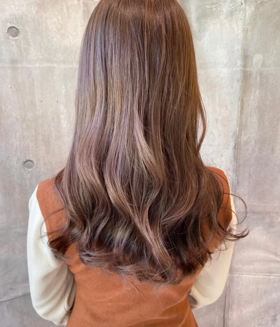 ロング カラー ウルフカット ハッシュカット/七海のヘアスタイル