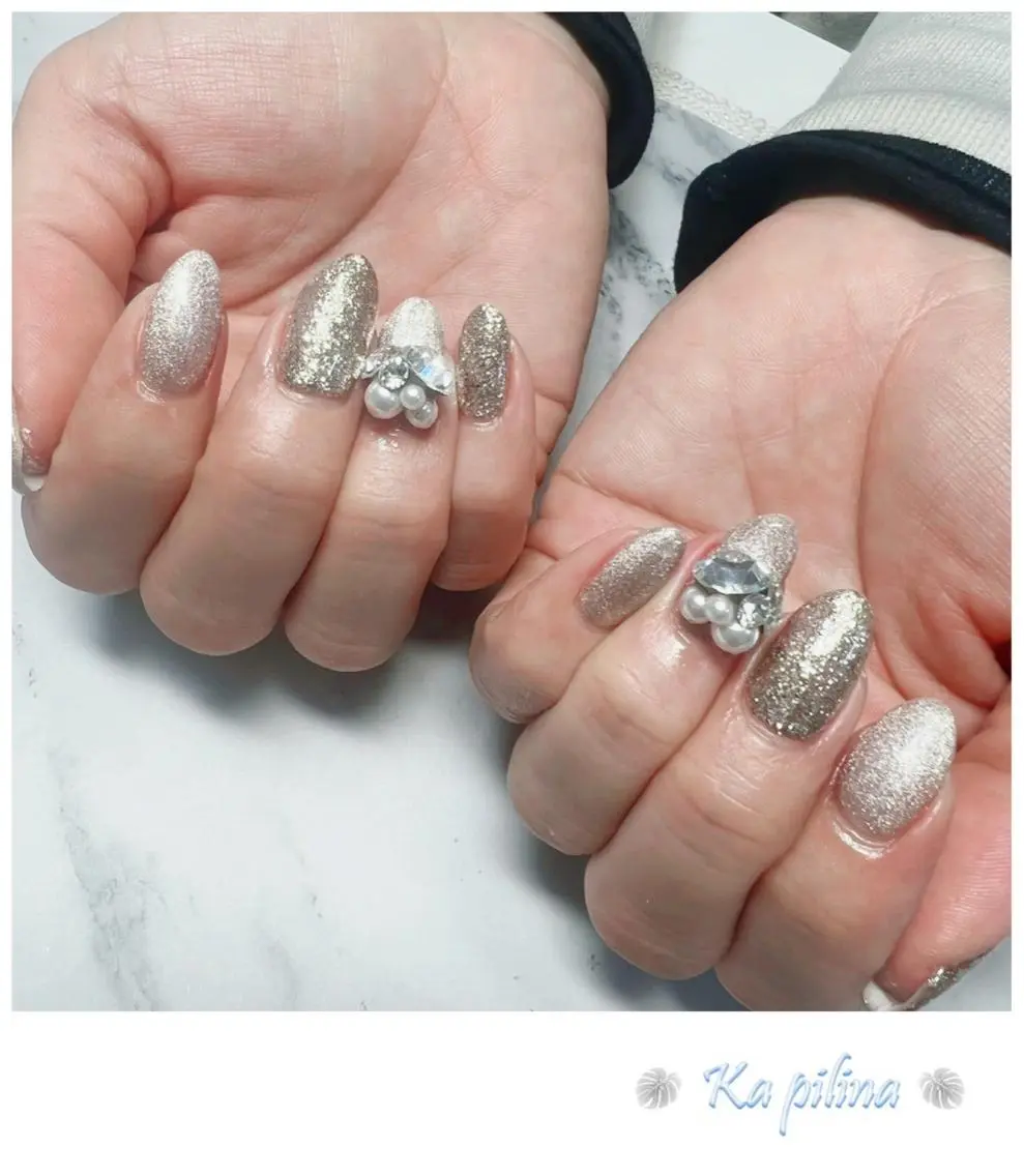 ネイル マグネットネイル Nail salon Ka pilinaのネイルデザイン