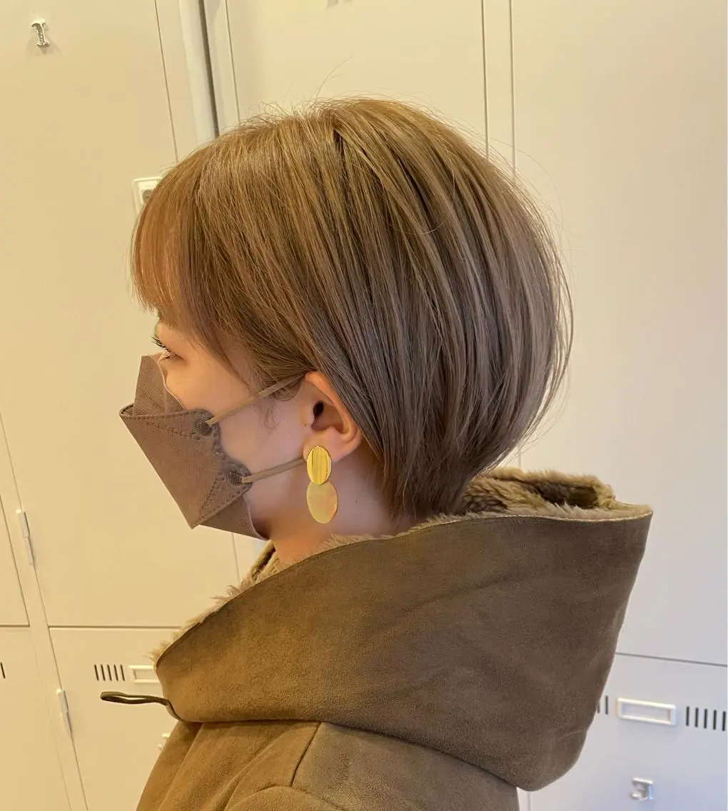 ショート ショートボブ ボブ ショートヘア 髪質改善/ショート/ メンズカット/KAiのヘアスタイル