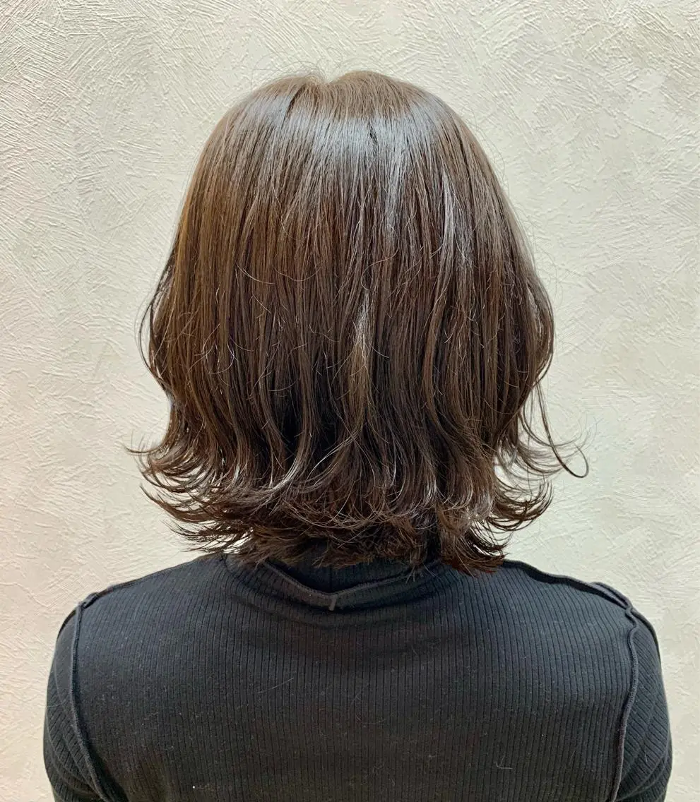 ショート カラー ボブ 外ハネヘア ヘアカラー トリートメント 加藤 産休につき8月末までのヘアスタイル