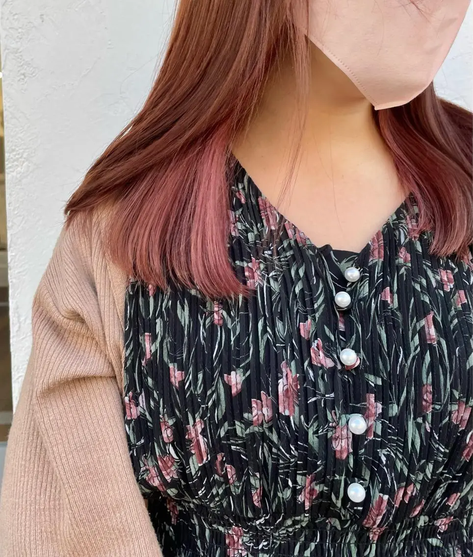 セミロング カラー ヘアカラー KYOKA .のヘアスタイル