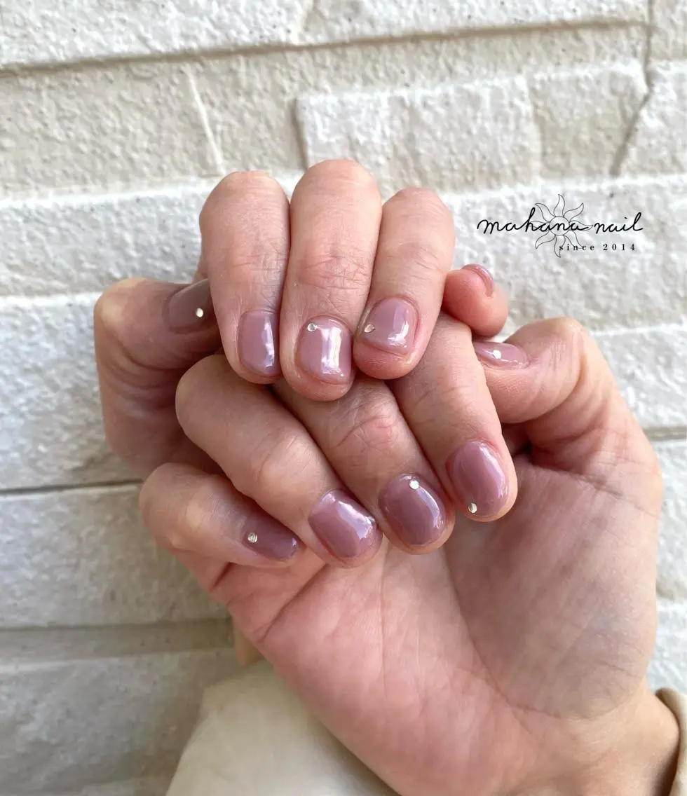 ネイル ワンカラーネイル mahana nailのネイルデザイン