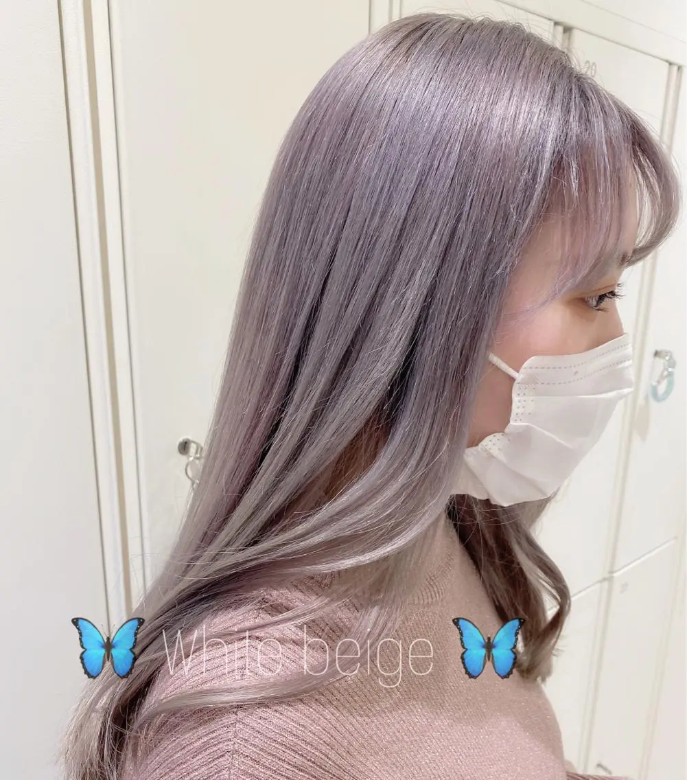 ロング カラー 銀座メンズ専門🖤 叶奈々のヘアスタイル