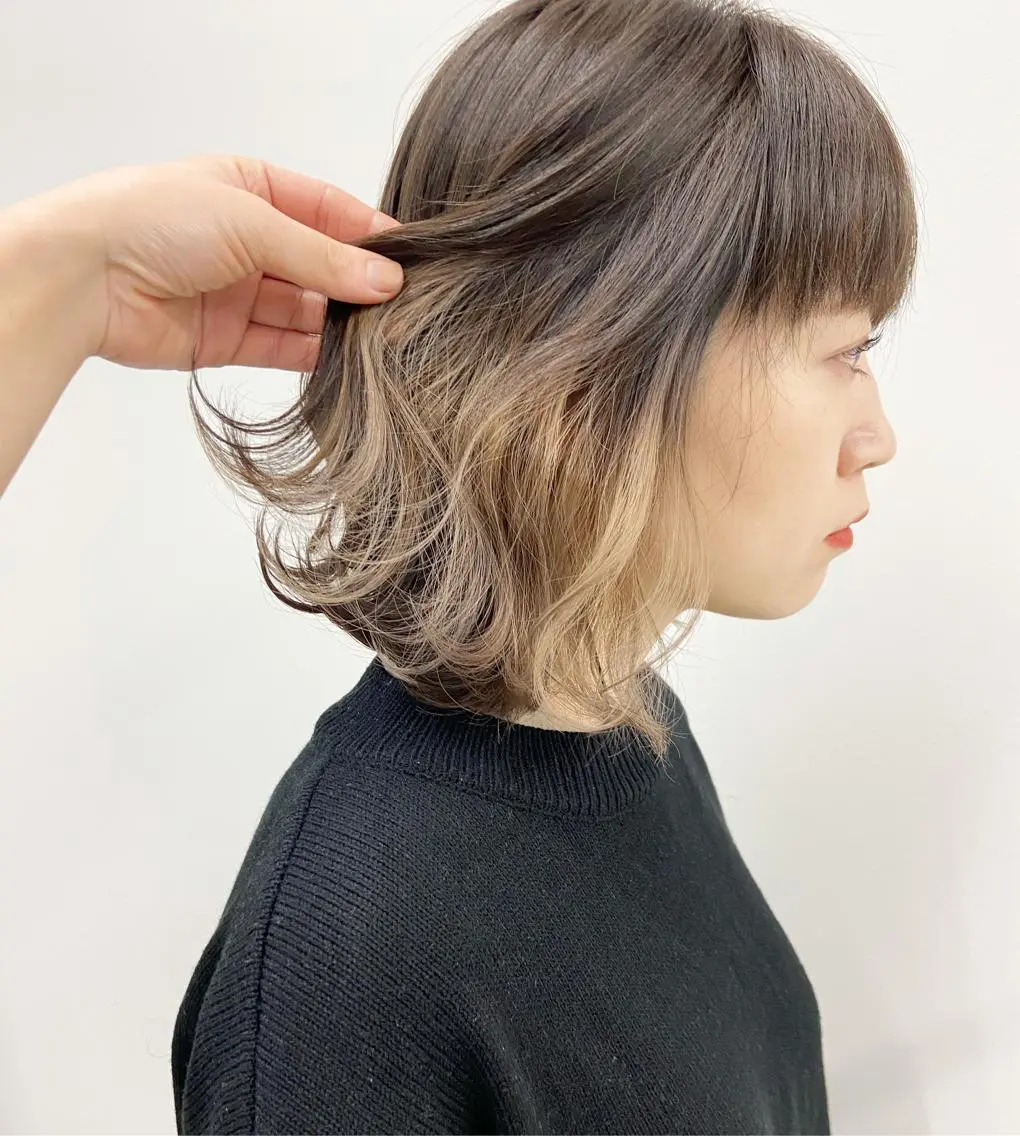 ミディアム カラー インナーカラー 🦄インナーカラー 🦄貫井彩花のヘアスタイル
