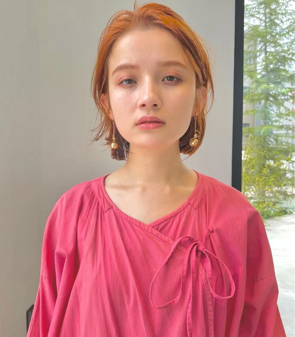 ショート カット 森貴裕/ニュアンス パーマ/オリーブのヘアスタイル