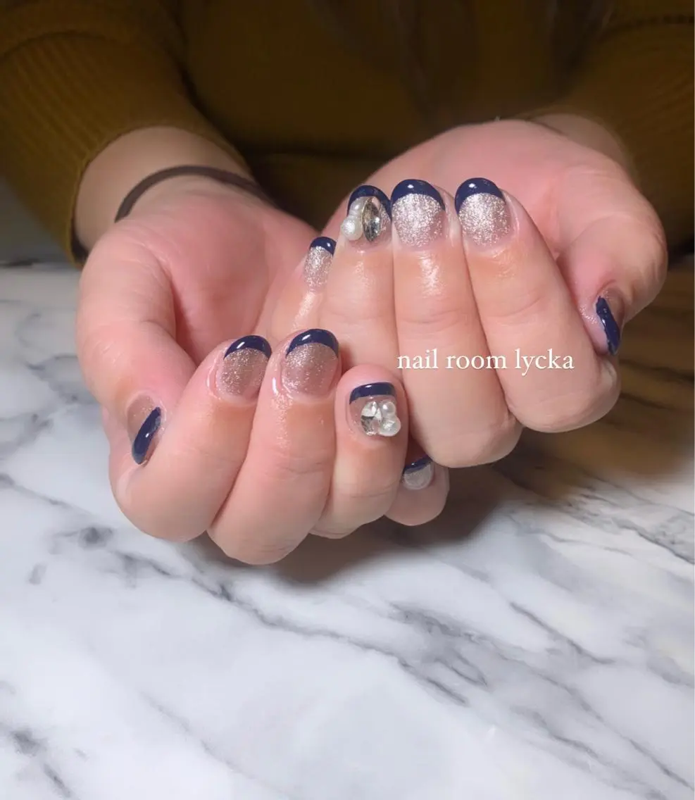 ネイル ネイルルームリッカ 𝐦𝐚𝐲𝐮のネイルデザイン