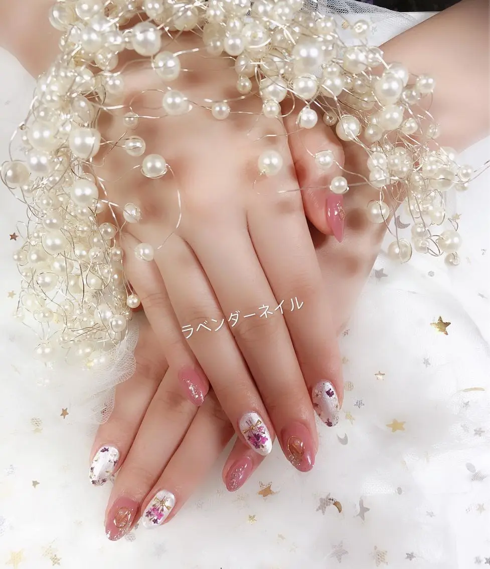ネイル ラベンダー💖日暮里 ルル💖ネイルのネイルデザイン