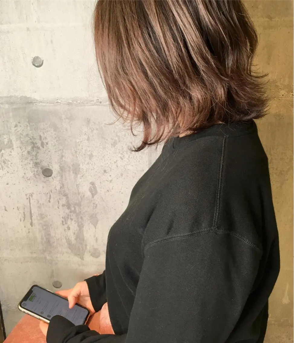 ショート カラー バレイヤージュ レイヤーカット ウルフカット カット ヘアカラー トリートメント 田室 和幸のヘアスタイル