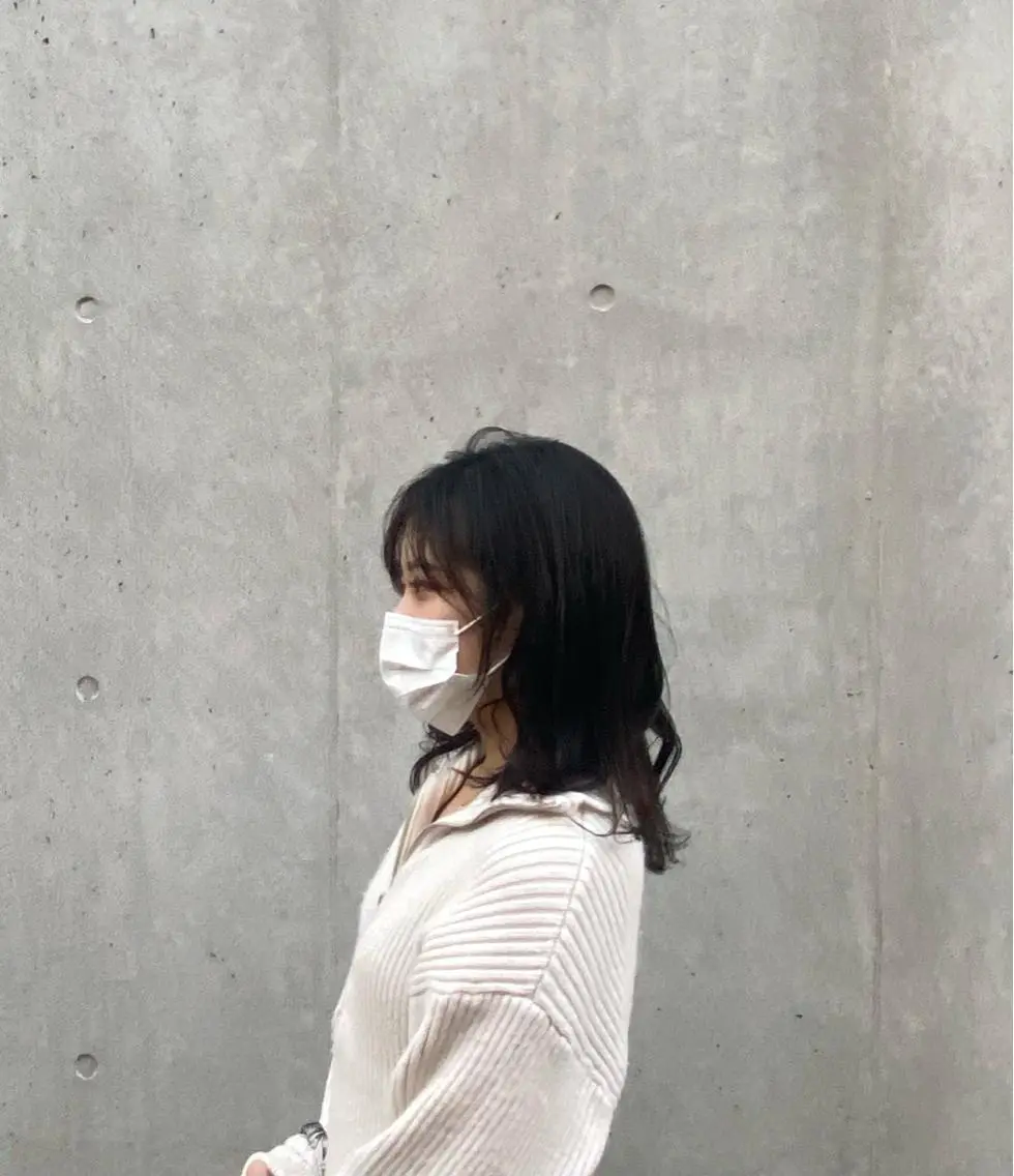 セミロング 顔まわりレイヤー レイヤーカット シースルーバング 【代表】 🌟MASA🌟美髪のヘアスタイル