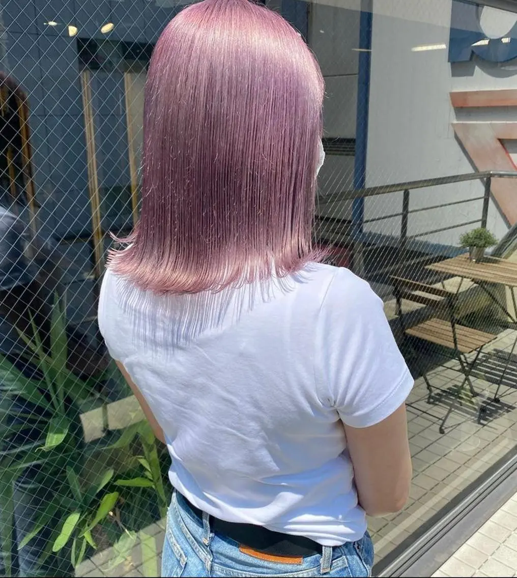 ミディアム カラー 🧡色落ちまで2度 楽しめる🧡ヨシキのヘアスタイル