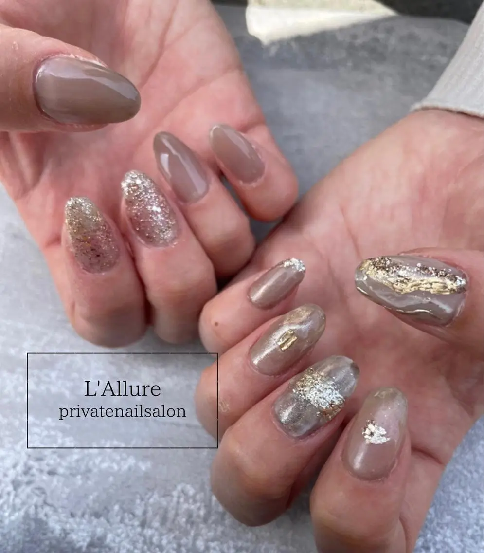 ネイル ワンカラーネイル ハンドネイル nailsalon -L'Allure-のネイルデザイン