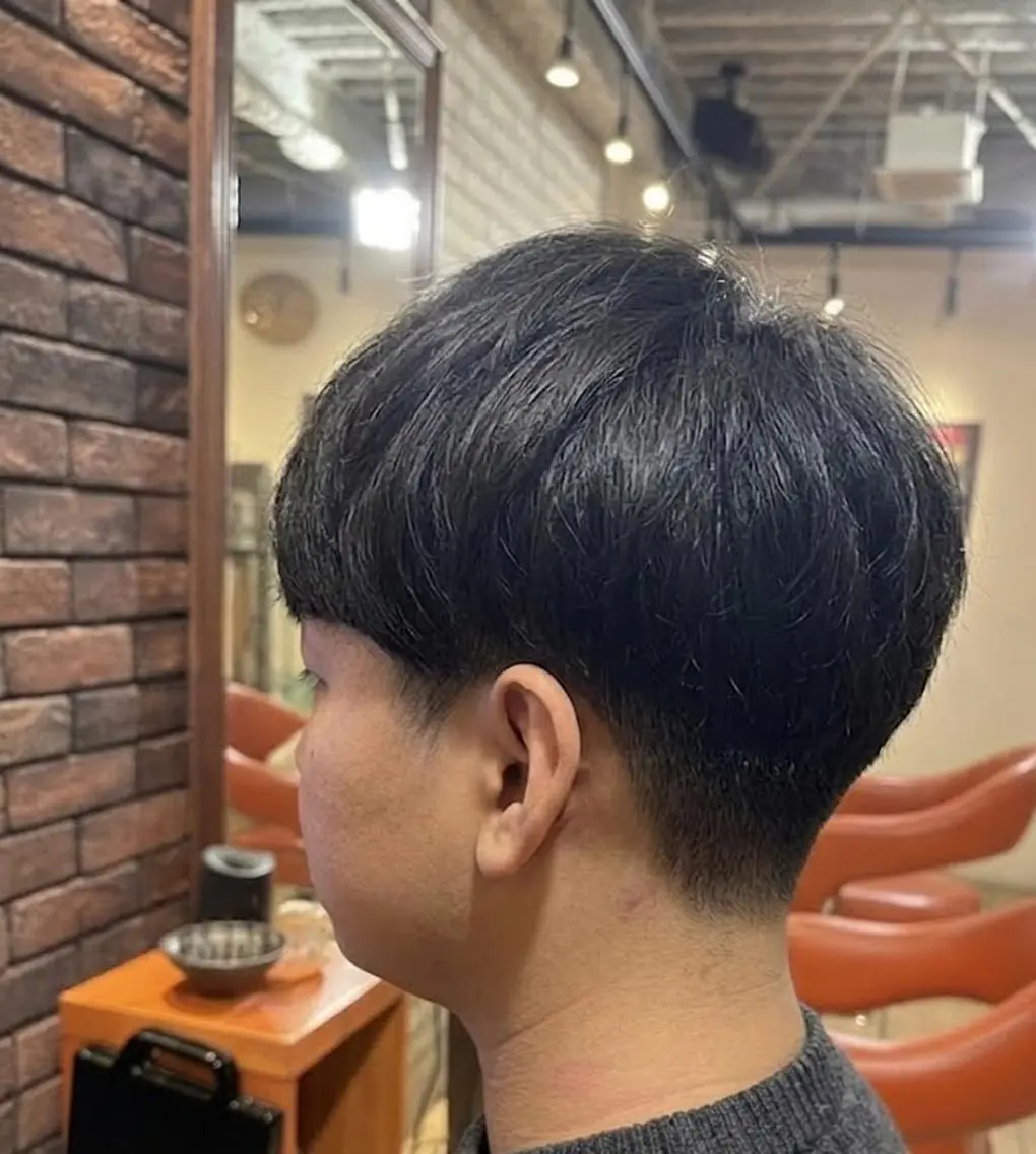 ショート カラー 黒髪 カット ヘアカラー トリートメント ヘッドスパ flencia 丸 和博|カットのヘアスタイル