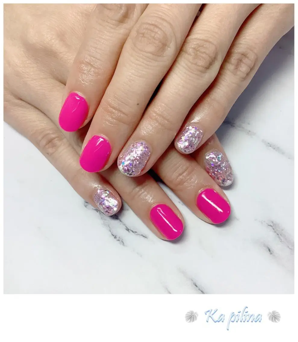 ネイル ピンク 春ネイル Nail salon Ka pilinaのネイルデザイン