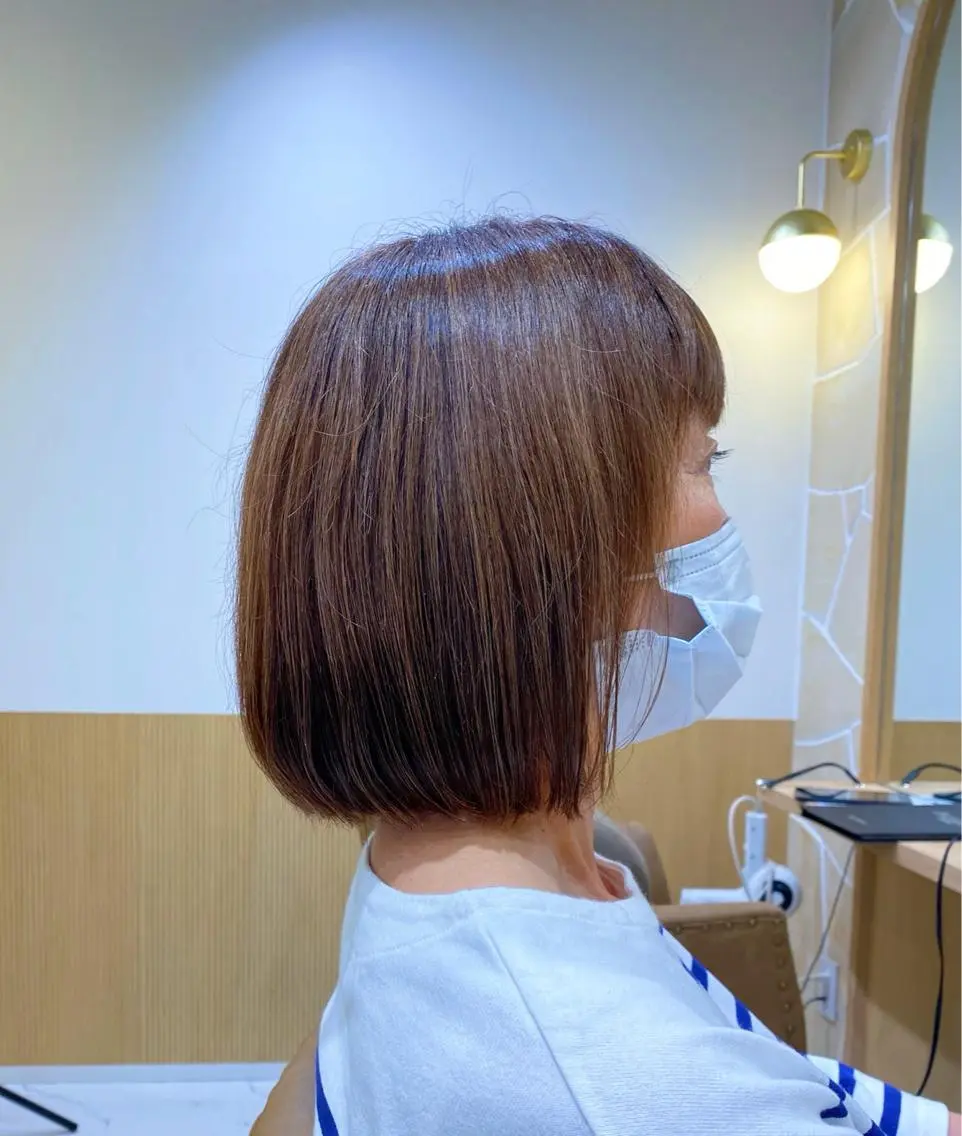 ショート くせ毛 坂井 茅聖のヘアスタイル