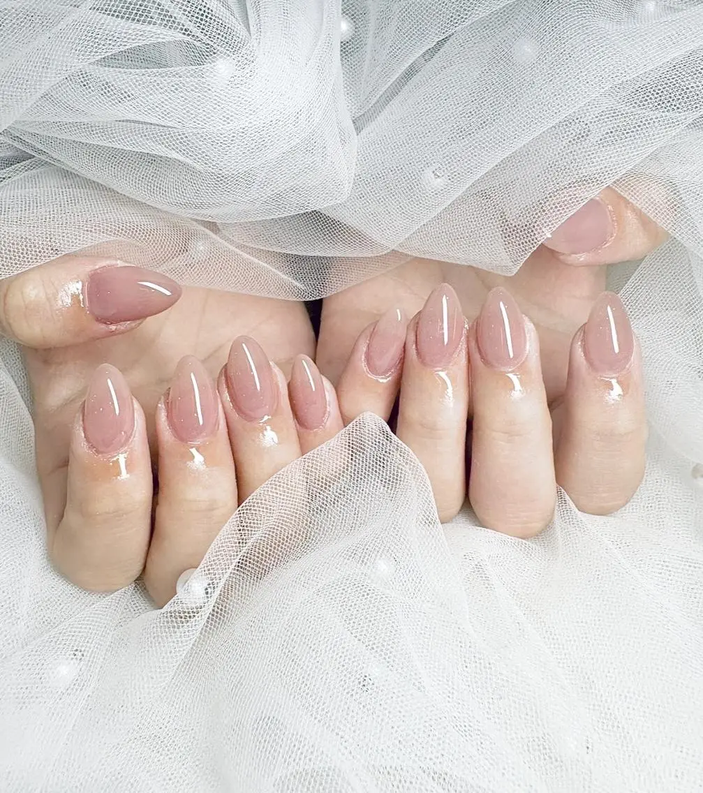 ネイル ワンカラーネイル ハンドネイル ハンドケア nail salon Ellisのネイルデザイン