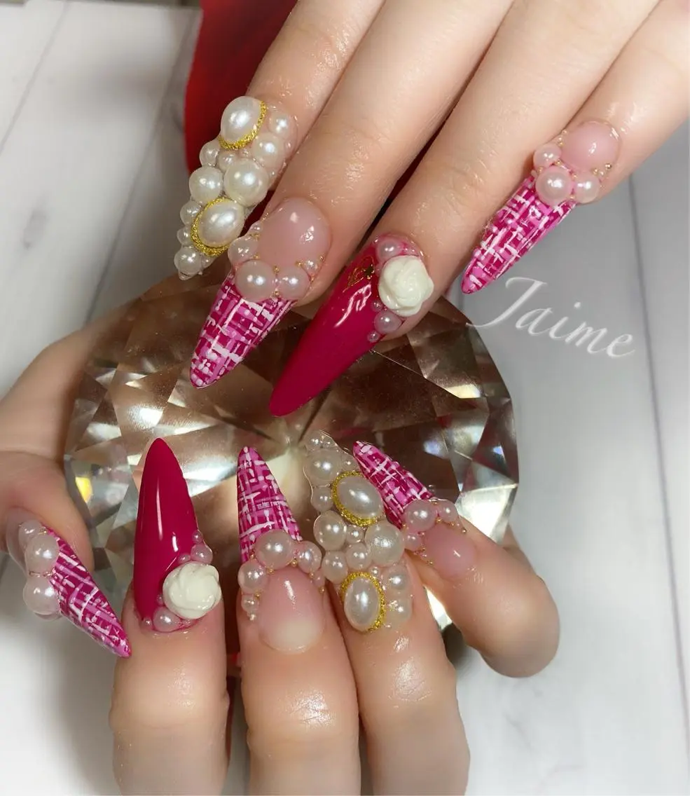 ロング ネイル Jaime Yuiのネイルデザイン