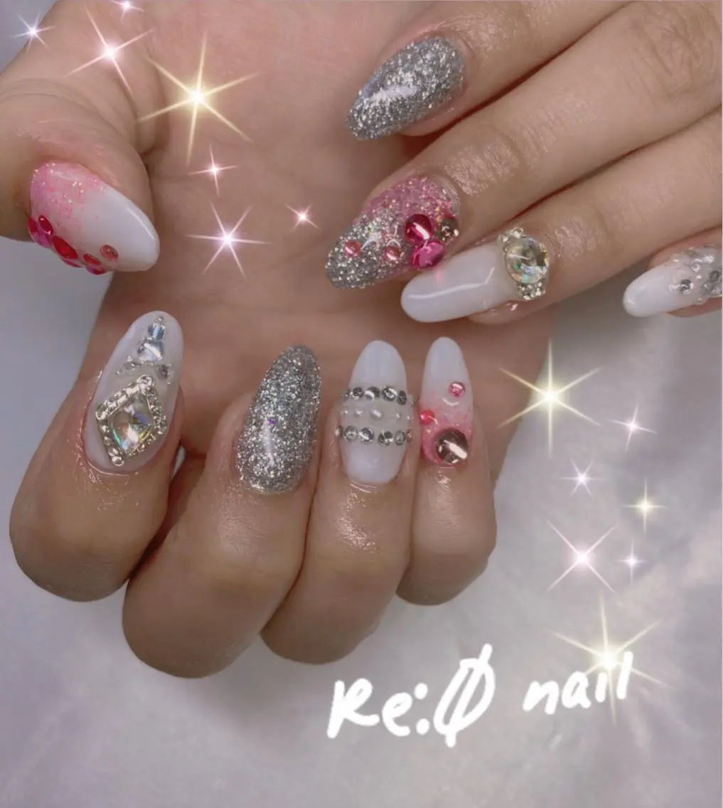 ネイル ハンドネイル Re:Ø nail 🩵TSUJIのネイルデザイン