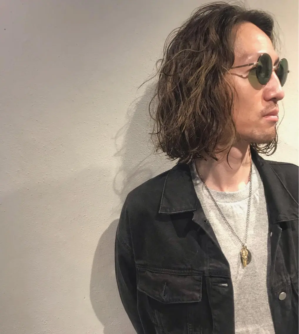 ショート カラー パーマ メンズ カット パーマ トリートメント 🧼柴田 健太郎🧼のヘアスタイル