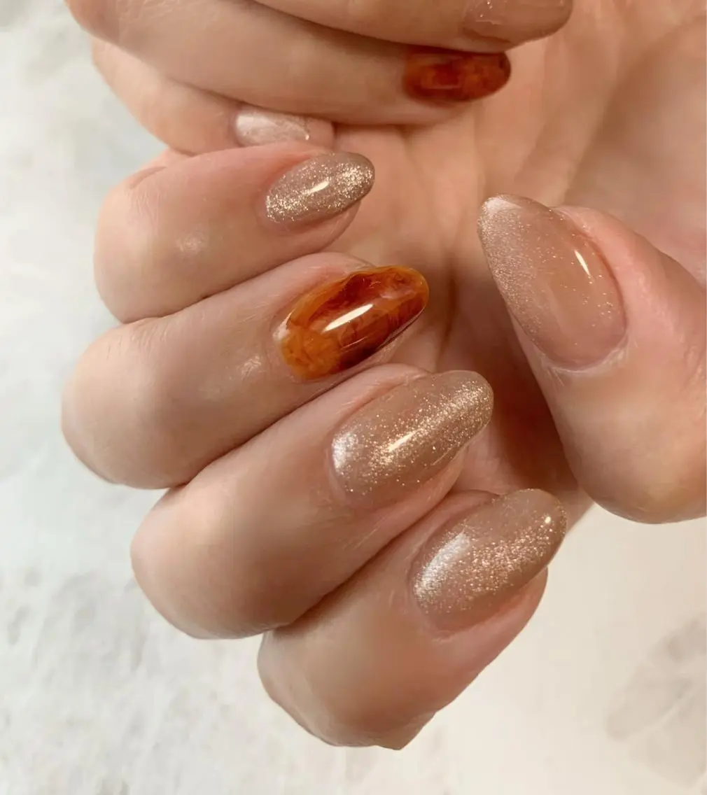 ネイル ジェルネイル マグネットネイル M's salonのネイルデザイン