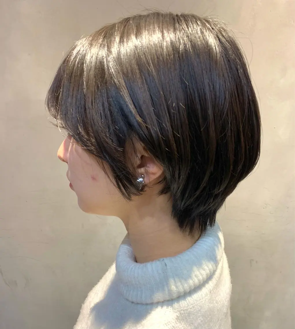 ショート カラー パーマ 明治神宮前 NANAMIのヘアスタイル
