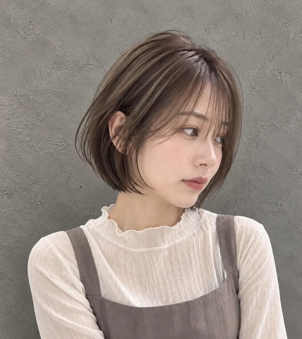 ショート カラー 脇田 麗乃のヘアスタイル