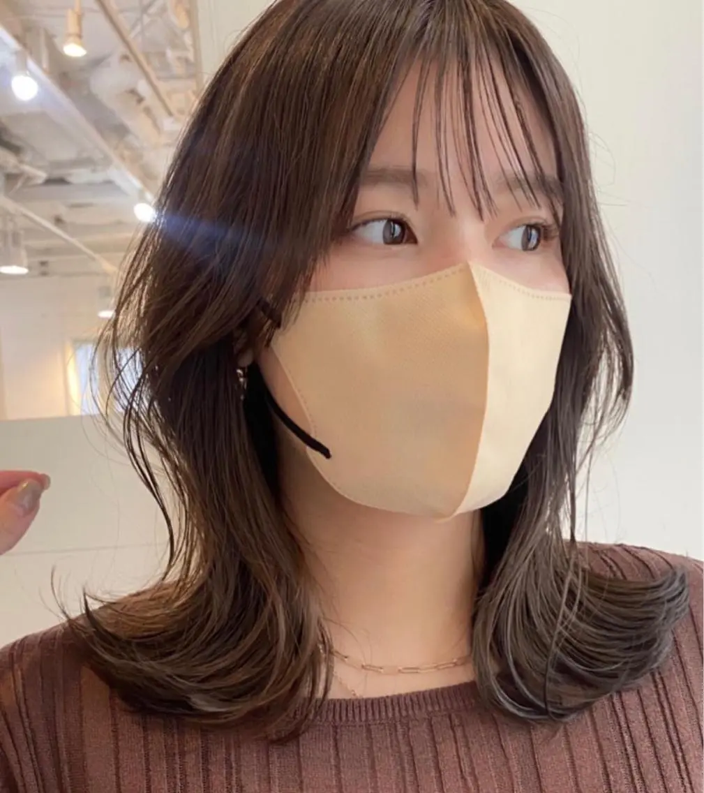 ミディアム 松浦 るなのヘアスタイル