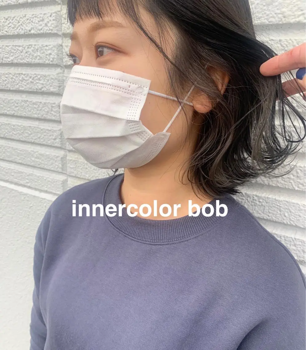 ミディアム カラー ボブ kitagawa mayuのヘアスタイル