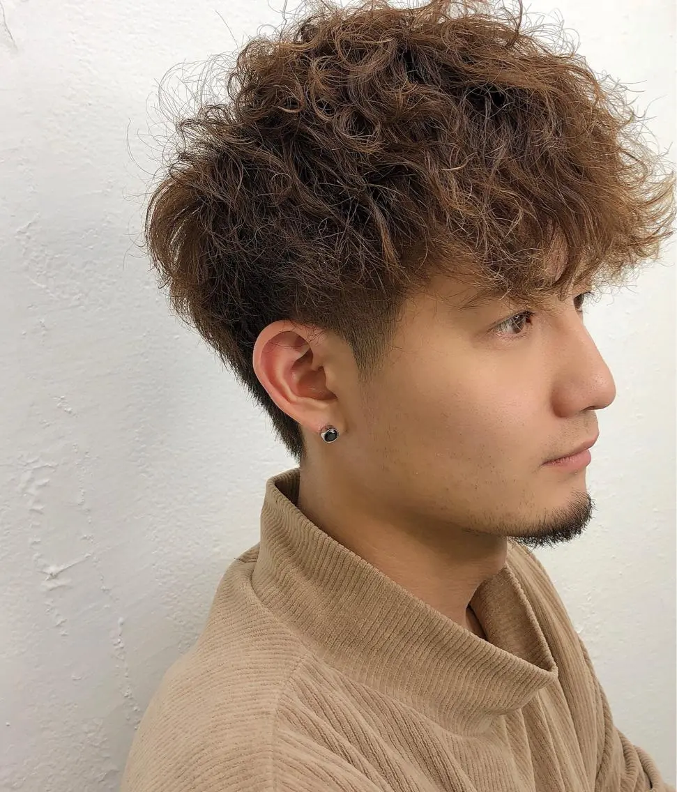 ショート カラー パーマ ヘアアレンジ メンズ メンズ似合わせ🪞 kotoriのヘアスタイル