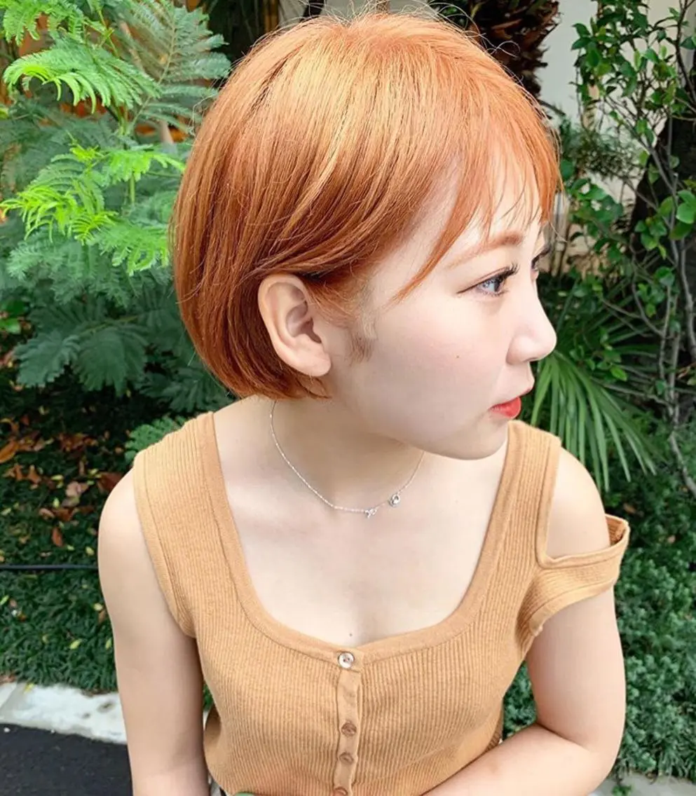 ショート カラー ブリーチ ケアブリーチ ダブルカラー ハイトーンカラー イルミナカラー ヘアカラー トリートメント ヘアセット 🧡色落ちまで2度 楽しめる🧡ヨシキのヘアスタイル