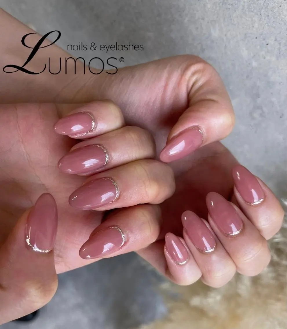 ネイル ラメ(グリッター) オフィスネイル ワンカラーネイル シンプルネイル Lumos Yuukiのネイルデザイン