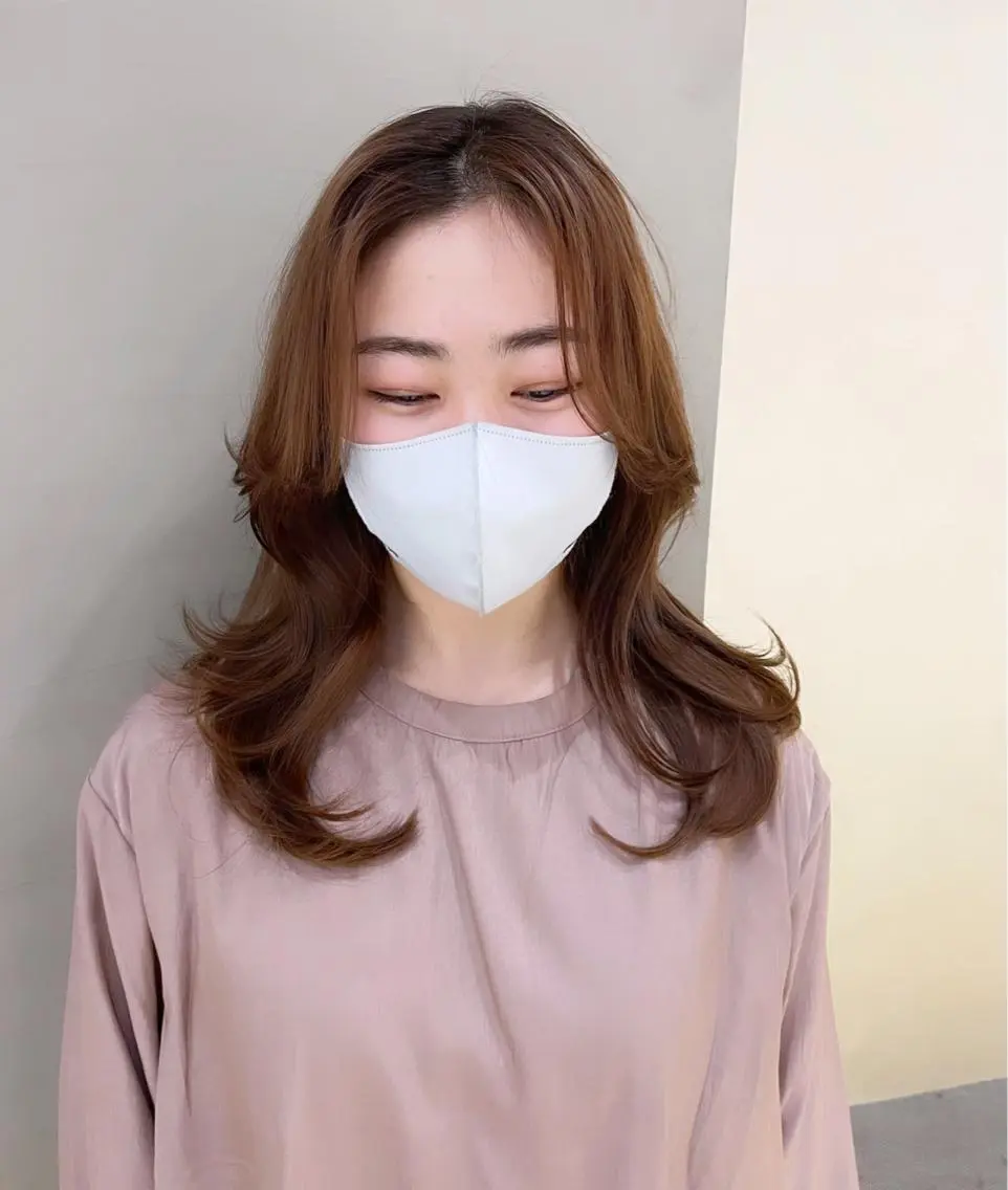 ミディアム k-two top stylist 林原のヘアスタイル