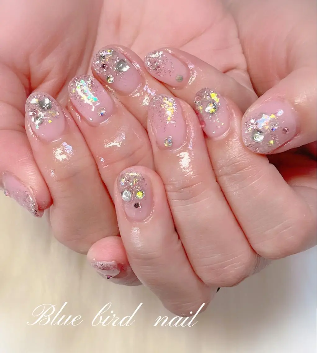 ネイル ハンドネイル Blue bird  nailのネイルデザイン