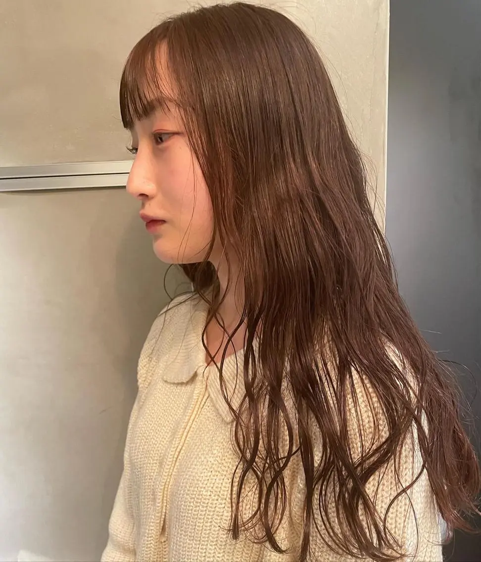 ロング カラー カット ヘアカラー 大人girly🛋️ 🤍yukakoのヘアスタイル