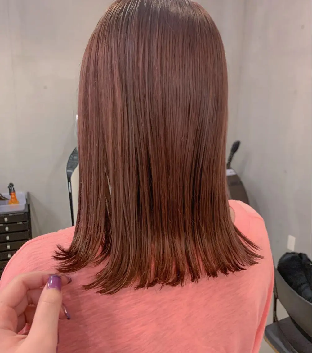 ミディアム カラー mir MIYUのヘアスタイル