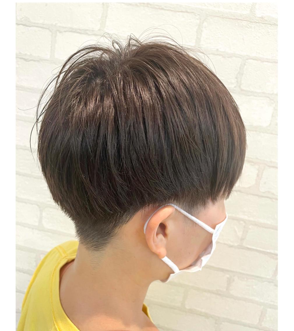 ショート カラー カット ヘアカラー 🐤 ゆい🐓のヘアスタイル