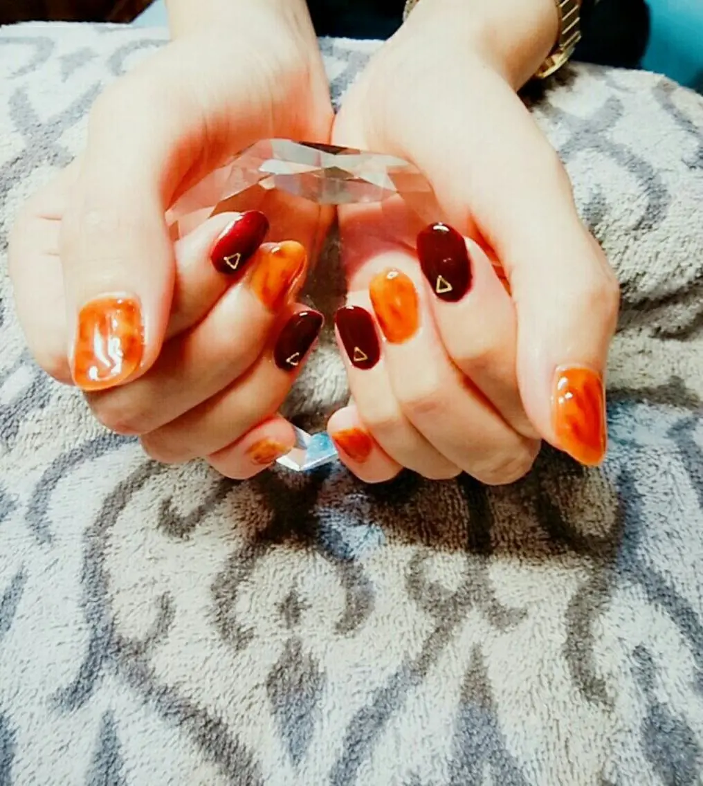ネイル べっ甲ネイル ネイリスト AIKOのネイルデザイン