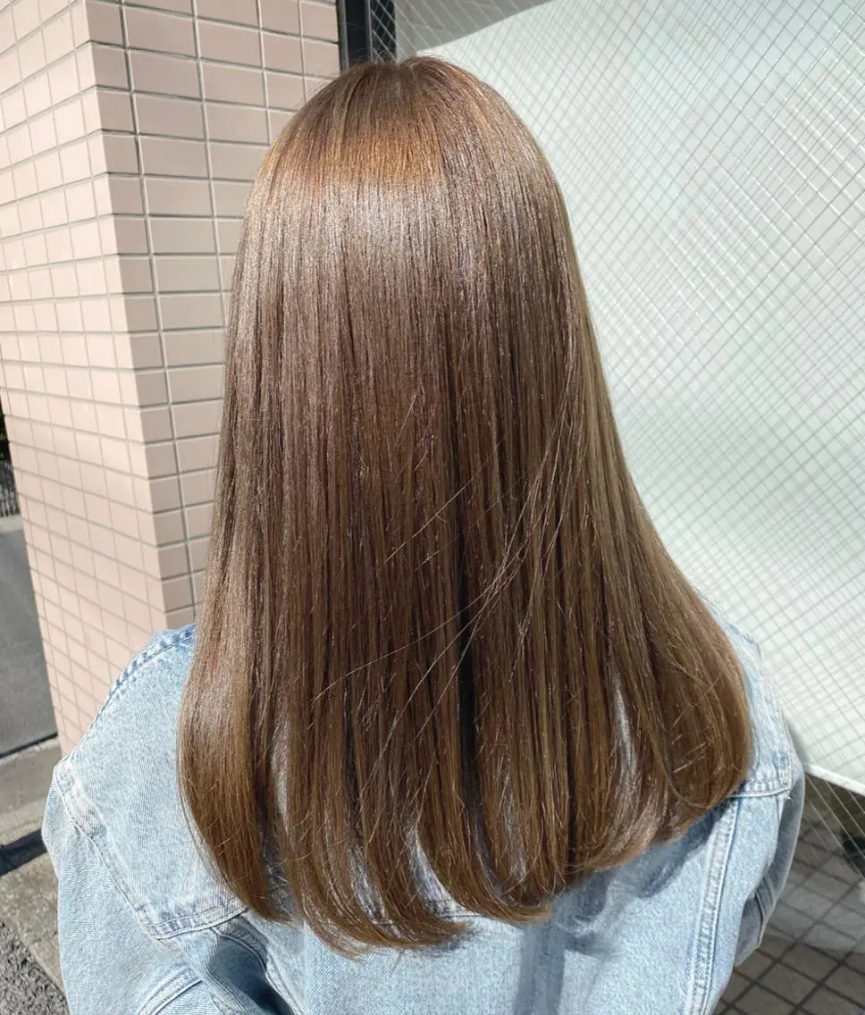 ロング カット ヘアカラー トリートメント 🫧顔周りカット 🫧樫村優香のヘアスタイル