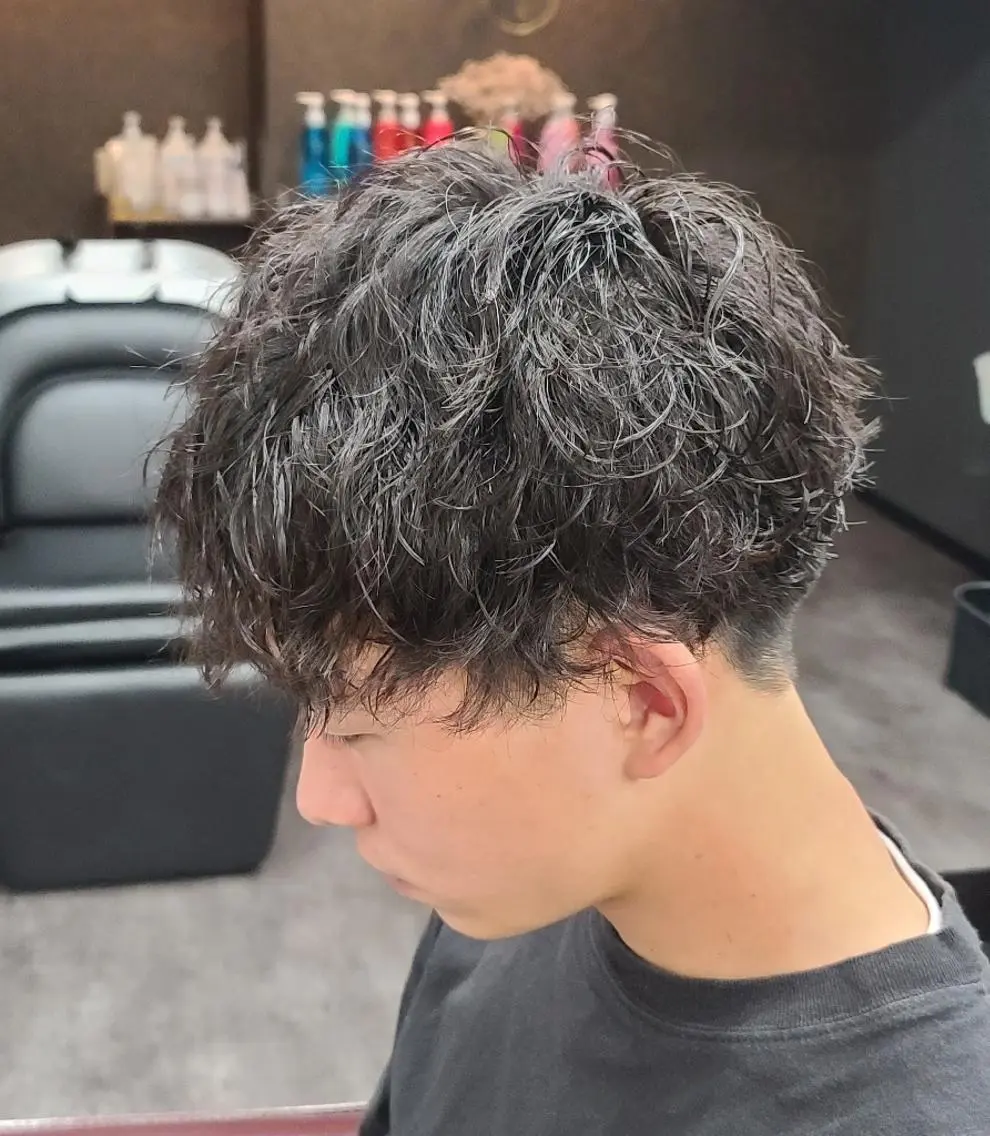 ショート パーマ カット パーマ 井澗 修二のヘアスタイル