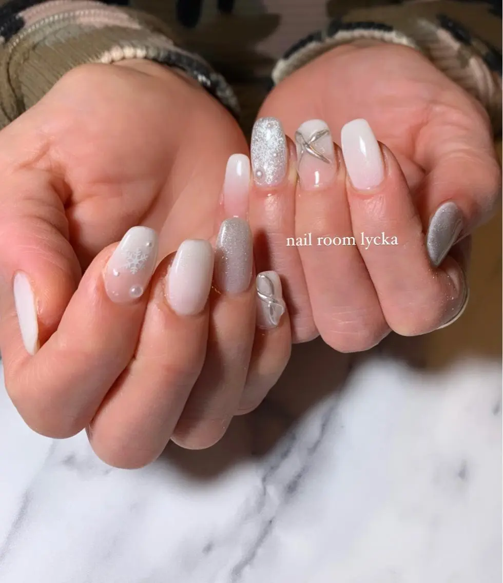 ネイル ネイルルームリッカ 𝐦𝐚𝐲𝐮のネイルデザイン