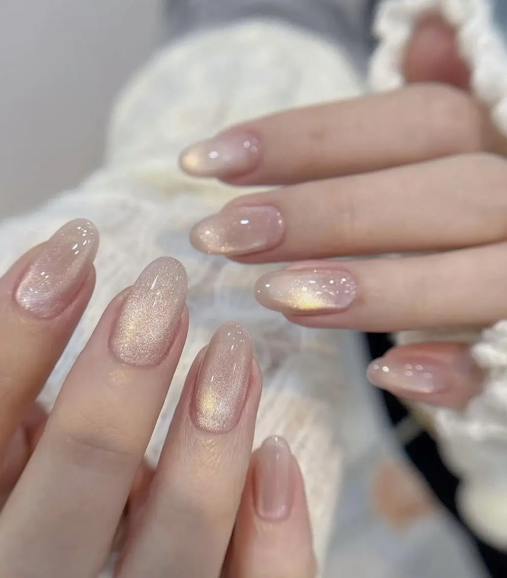 ネイル 長さ出し フレンチネイル グラデーション 卒業式 マグネットネイル ハンドネイル MIHANA YUKIのネイルデザイン