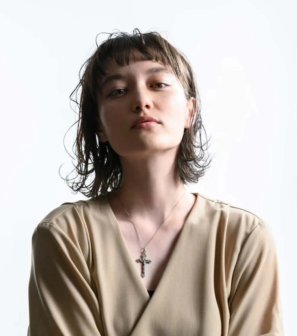 ミディアム カラー ベージュカラー update HATTORIのヘアスタイル