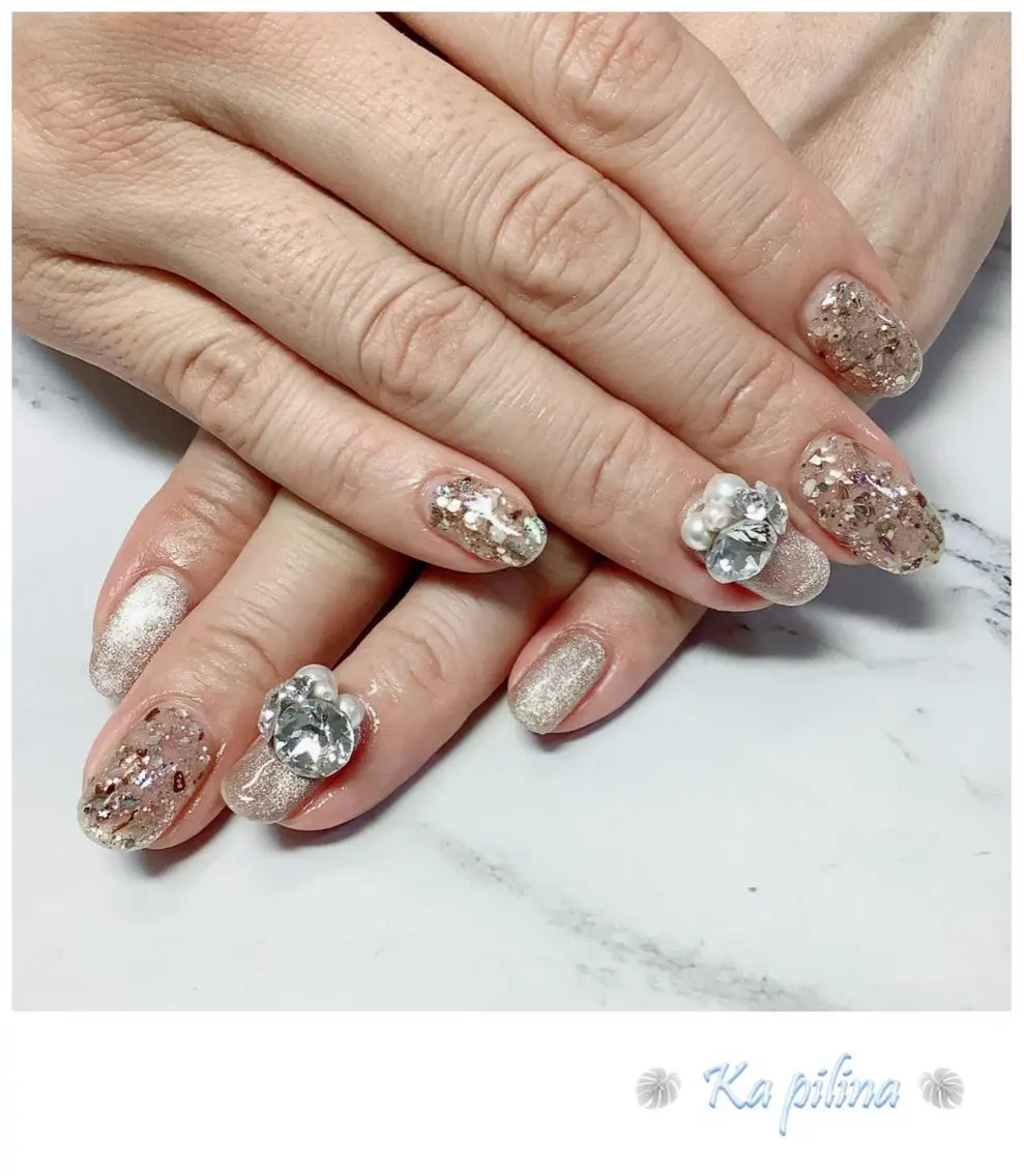 ネイル マグネットネイル Nail salon Ka pilinaのネイルデザイン