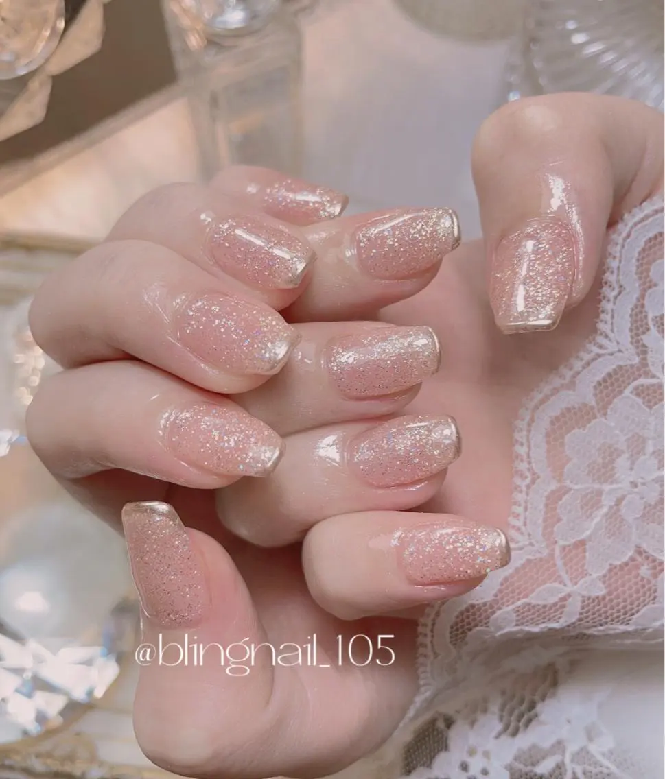ネイル 24時まで❤︎韓国、 ワンホンネイルのネイルデザイン