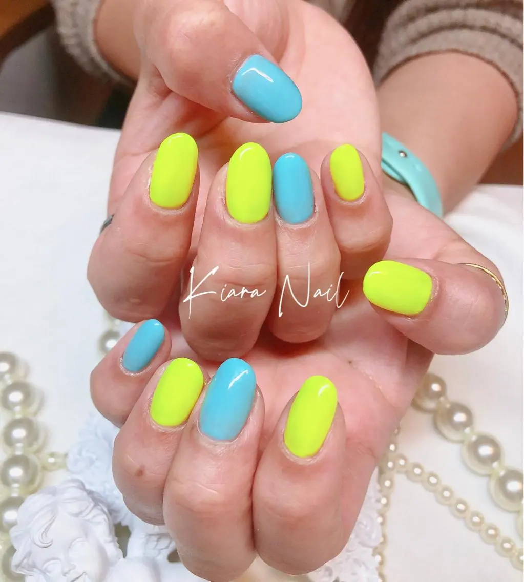 ネイル ワンカラーネイル 🍭Kiara Nail🍭のネイルデザイン