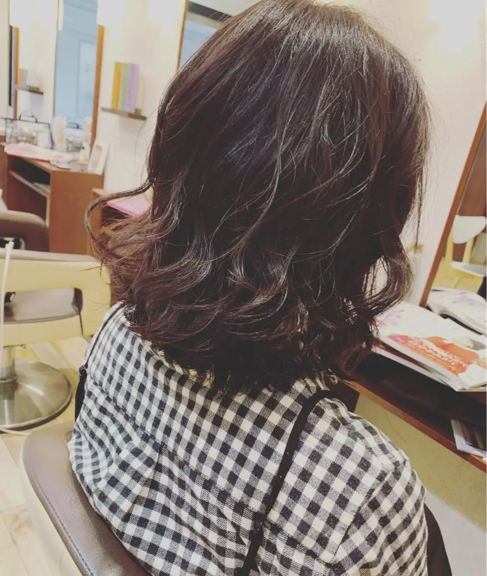 ミディアム 脇坂 誠也のヘアスタイル
