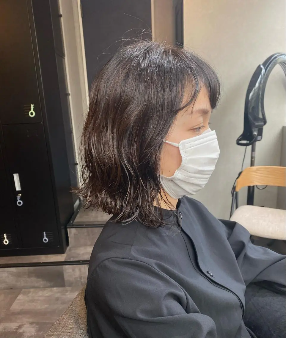 ミディアム パーマ カット パーマ トリートメント kouyo パーマ/ウルフカットのヘアスタイル