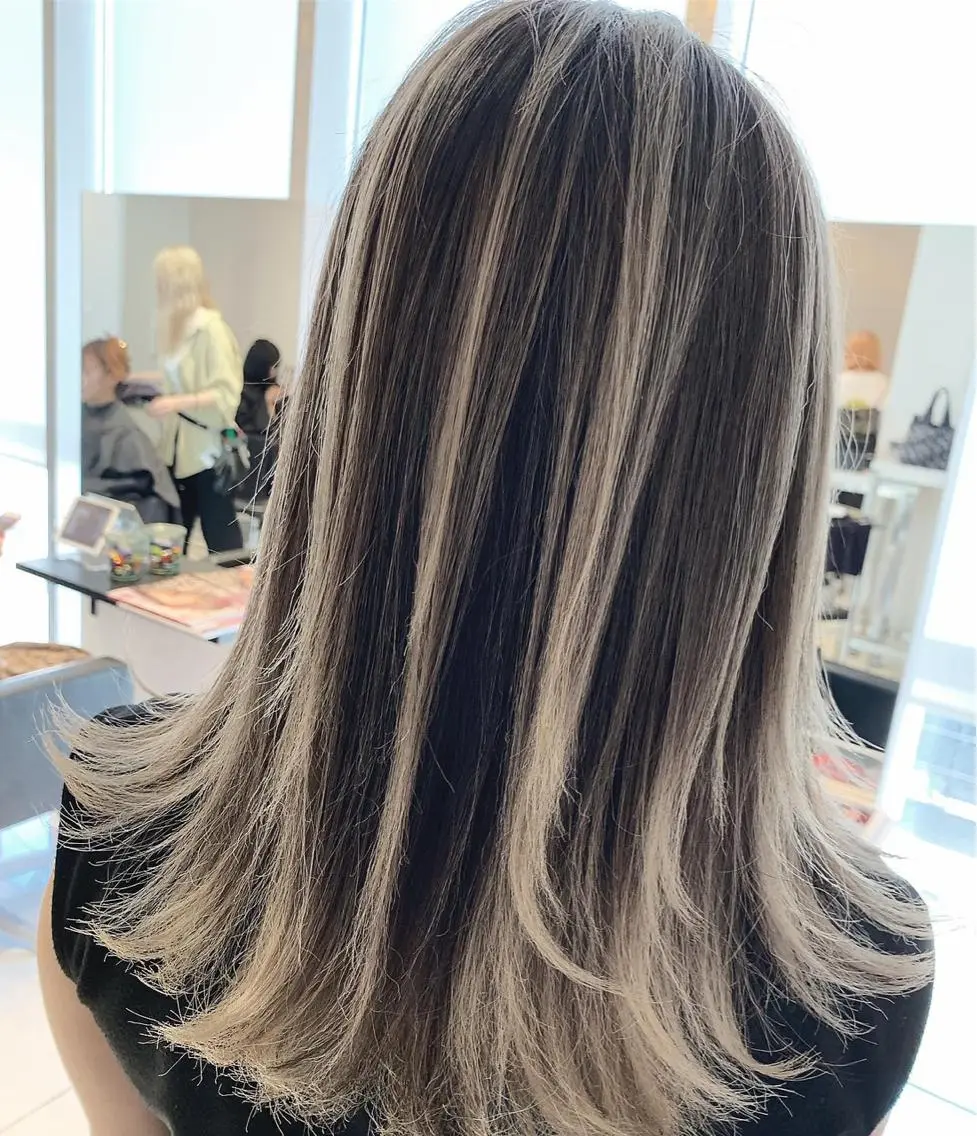 ミディアム カラー ヘアアレンジ 阿部 圭悟のヘアスタイル