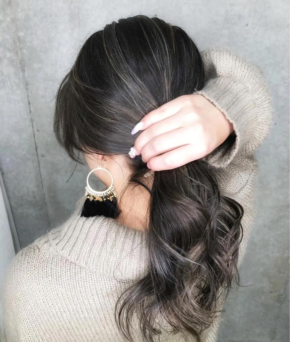 ロング カラー ヘアカラー トリートメント 🌈艶ハイトーン🌈 心を込めます🤝涼介のヘアスタイル